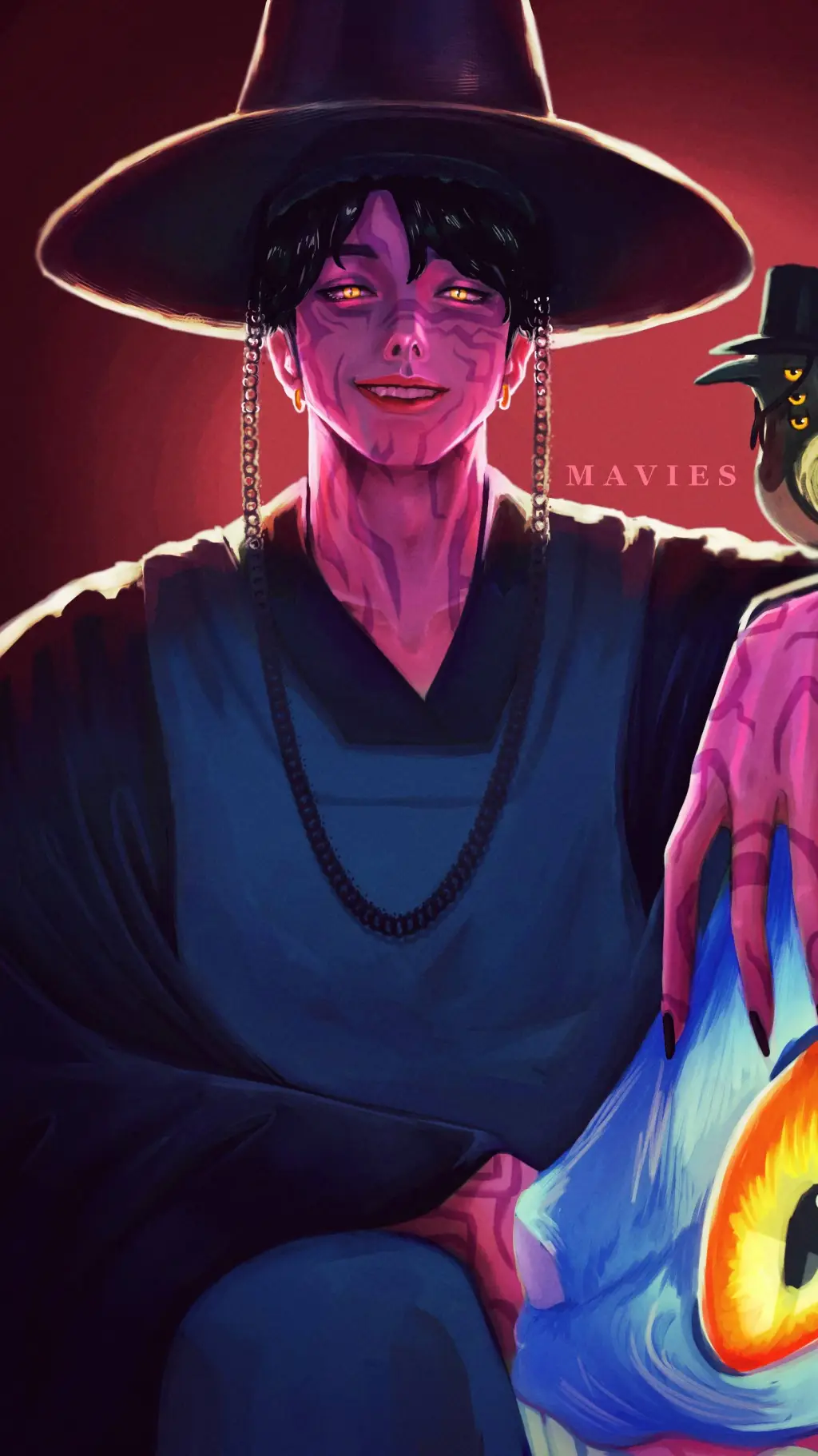 ai character: 𑁍𝔍𝔦𝔫𝔲✵ background