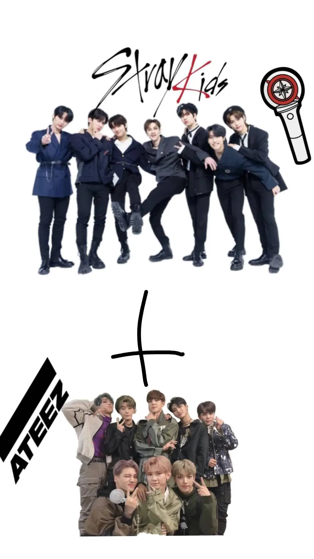 ai character: ateez & skz !! background