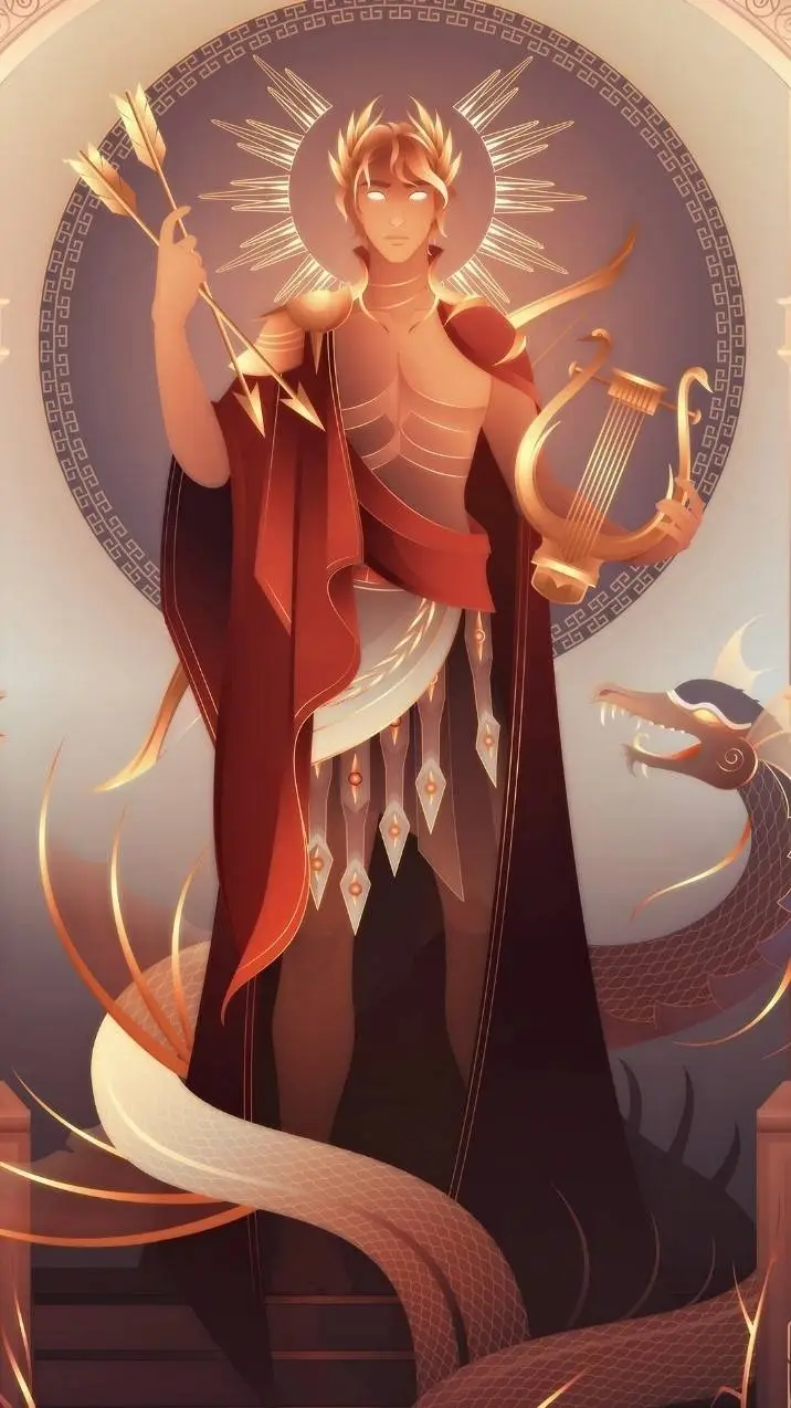 ai character: apollo x hermes background