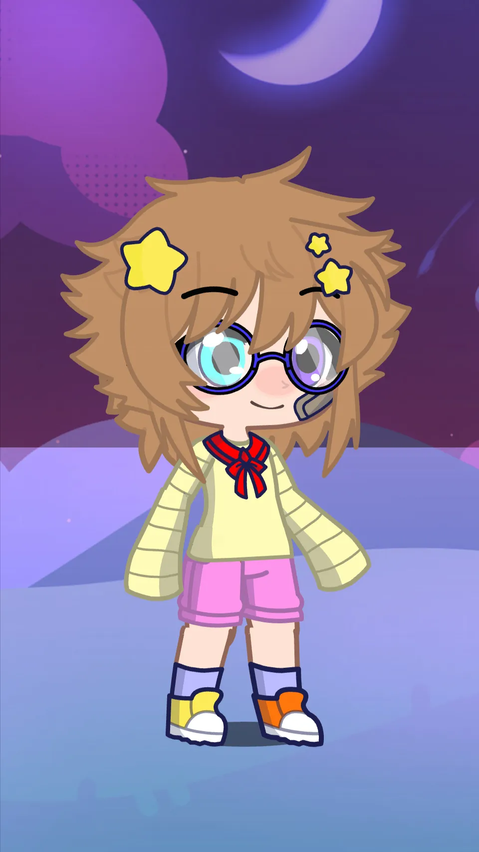 ai character: Star background