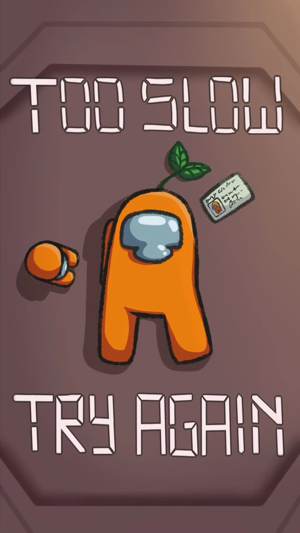 ai character: carrot orange ￼ background