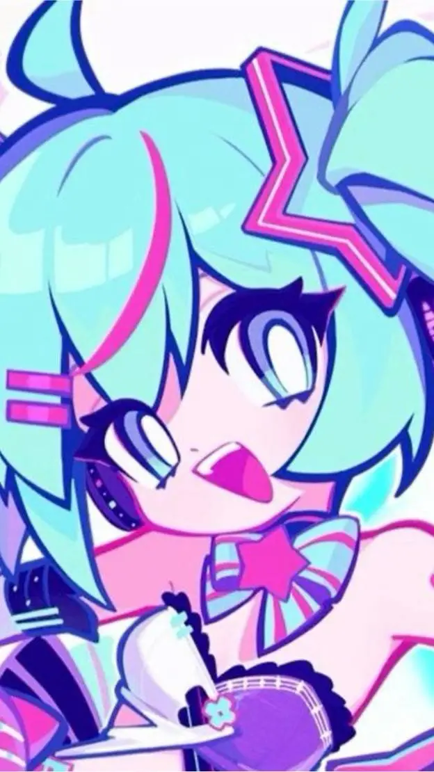 ai character: Miku background