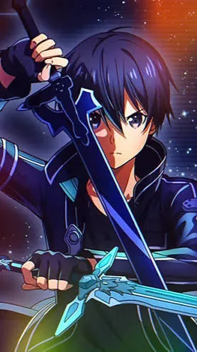 ai character: Kirito  background