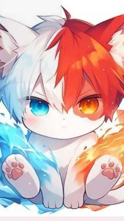 ai character: shoto todoroki  background