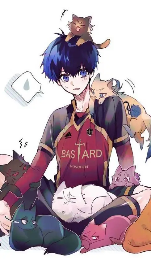 ai character: Bkue Lock background