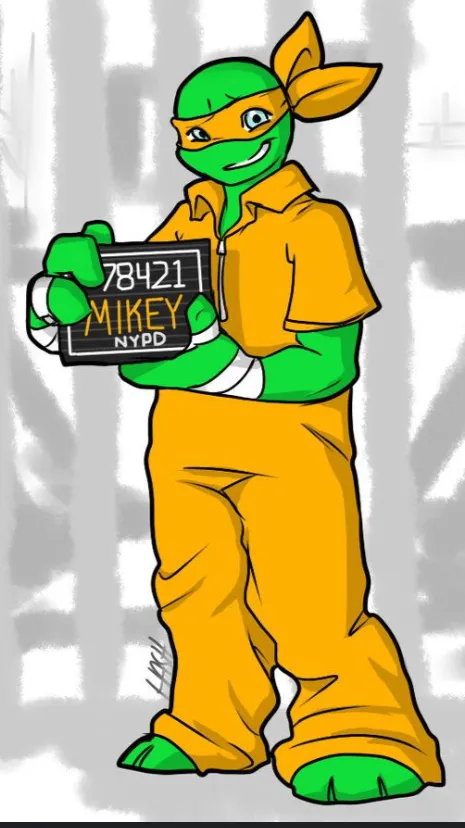 ai character: TMMT  background