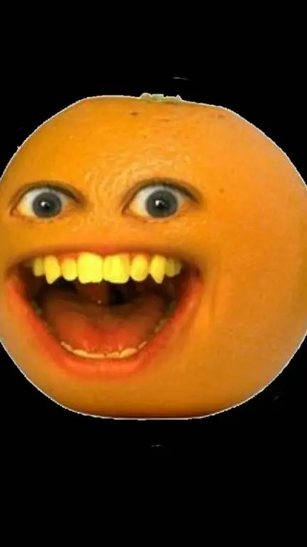 ai character: annoying orange  background