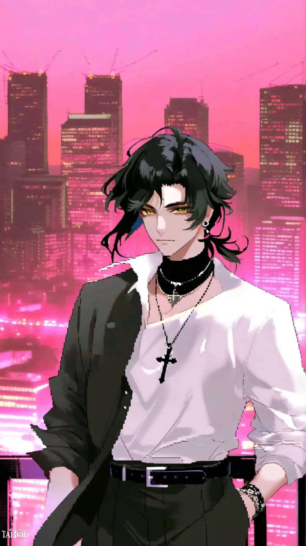 ai character: Ash background