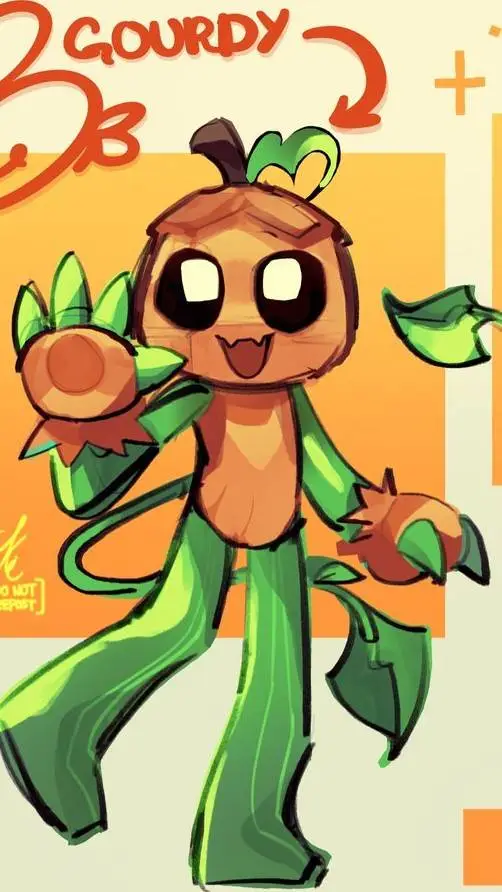 ai character: Gourdy background