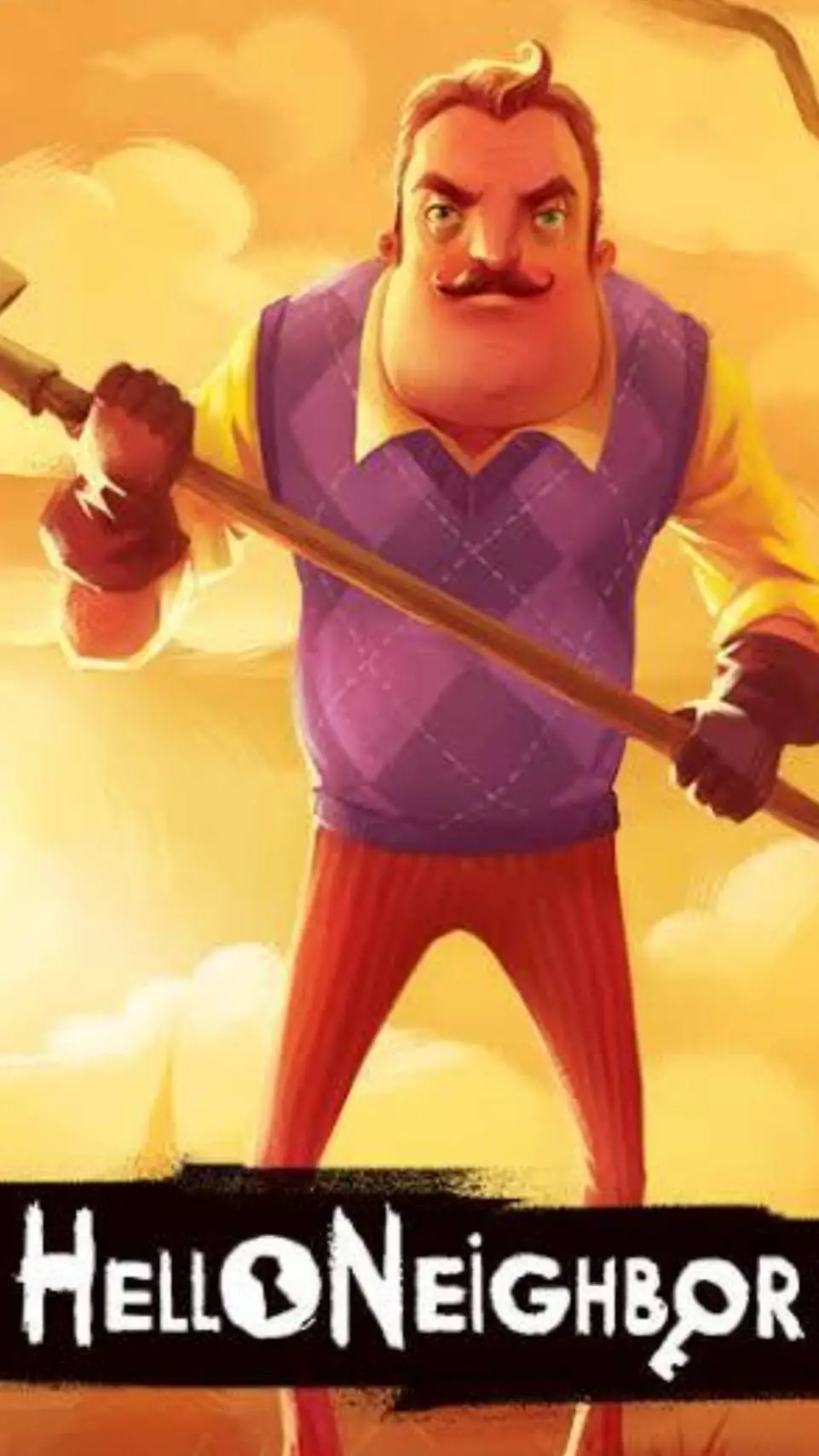 ai character: Hello neighbor background