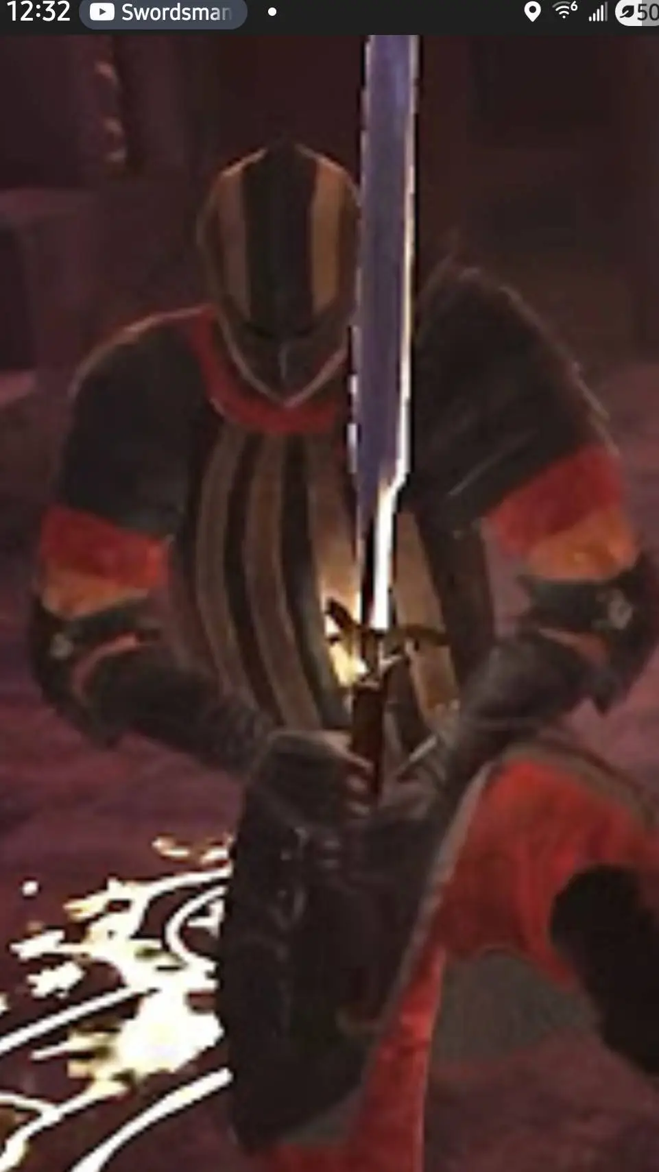 ai character: Baltok swordsman background