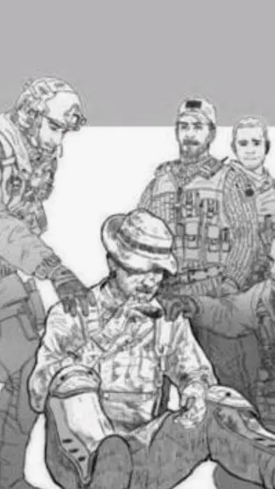 ai character: COD Relaxed background