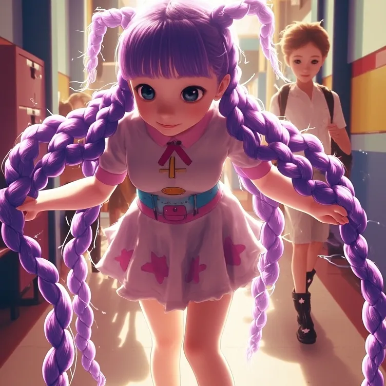 chat with ai character: Lily love braids