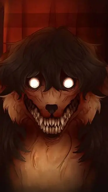 ai character: smile dog background