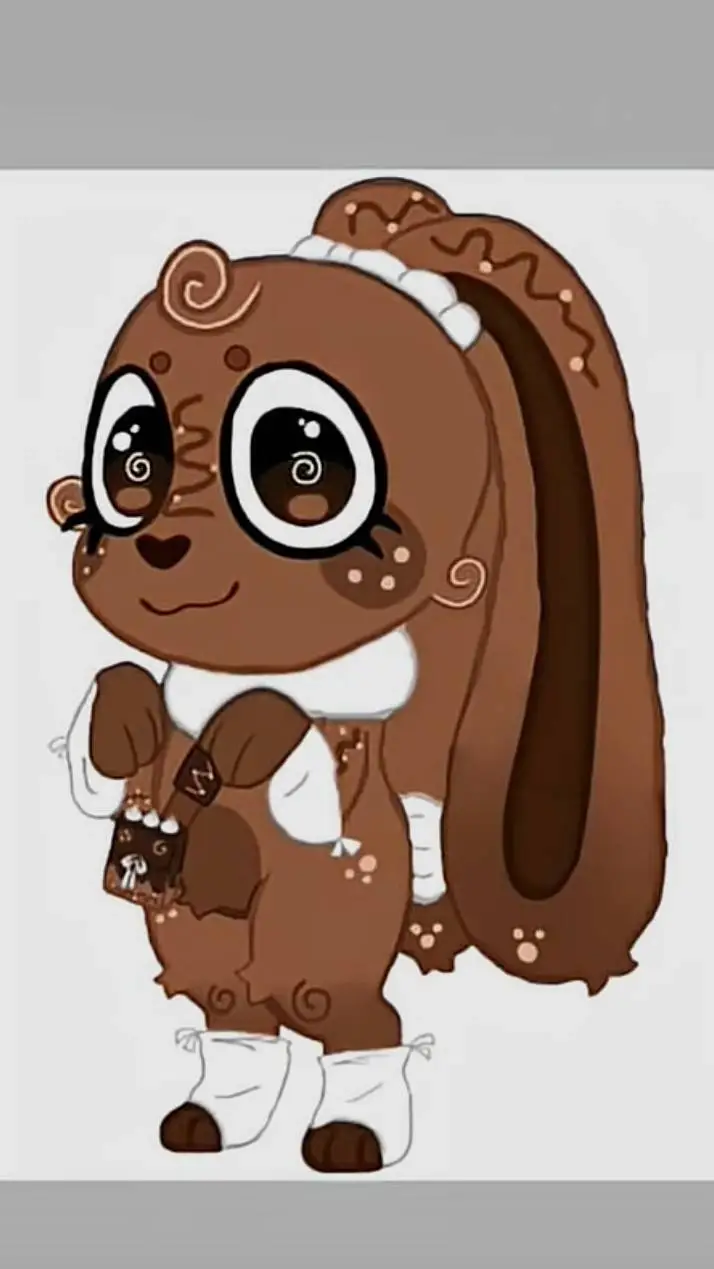 ai character: cocoa background