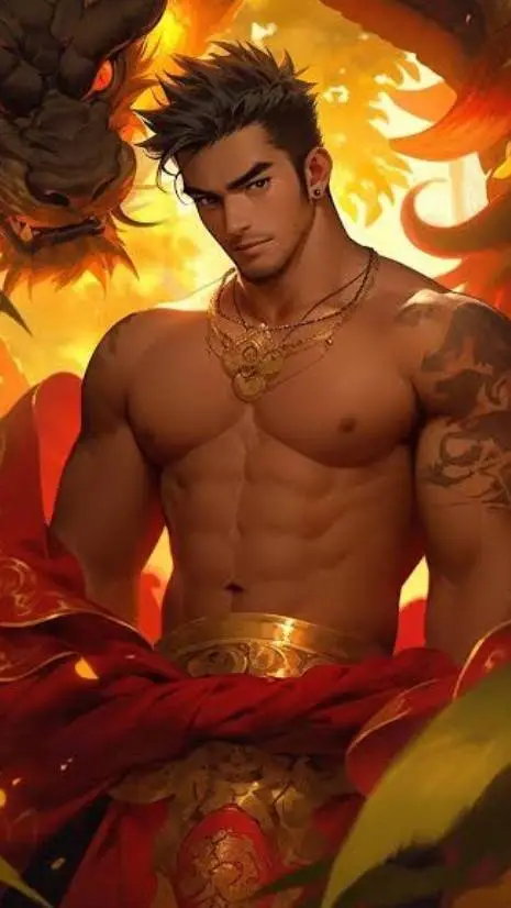 ai character: Dragon King Kael  background
