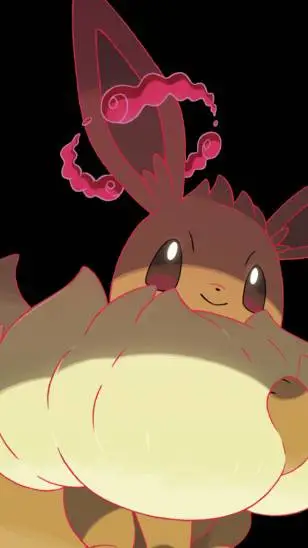 ai character: Gigantamax Eevee background