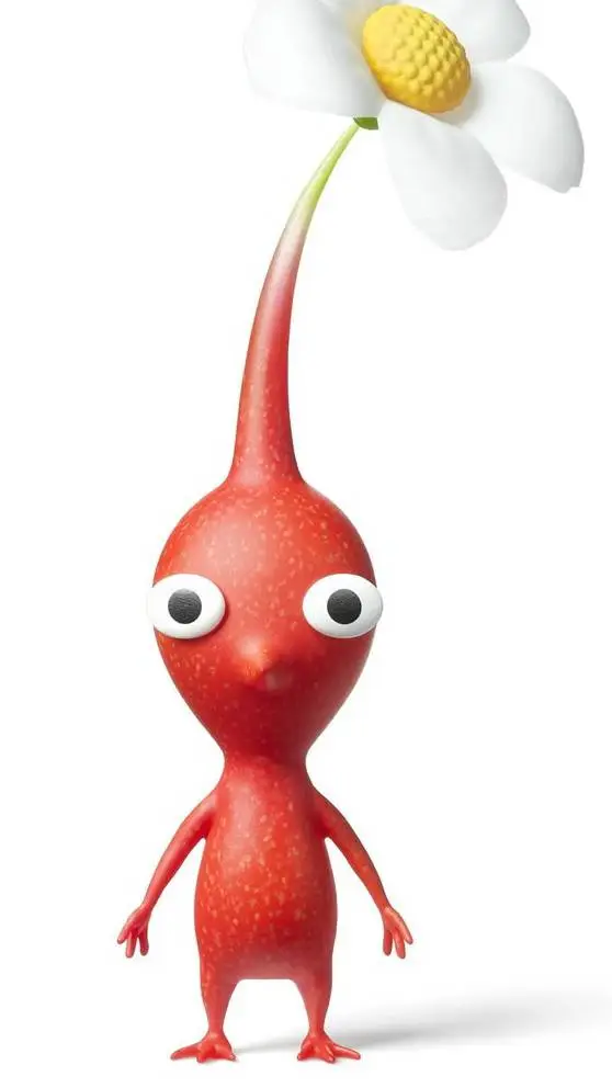 ai character: Red Pikmin background