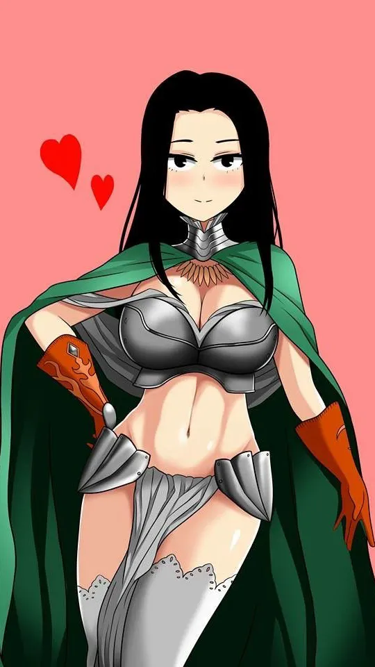 ai character: Momo Yaoyorozu  background