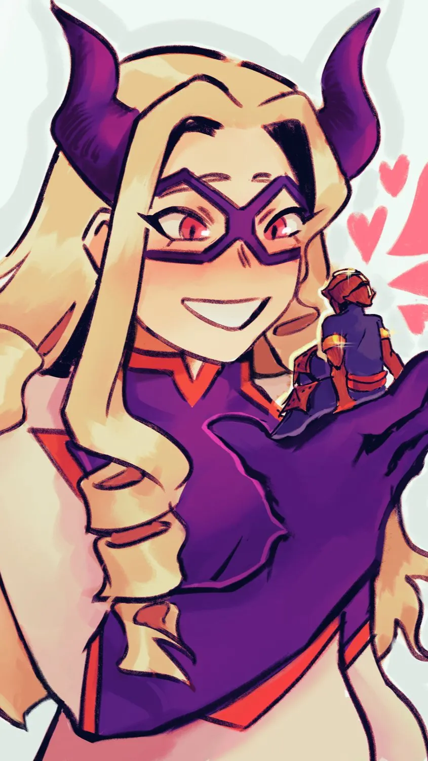 ai character: Mt lady  background