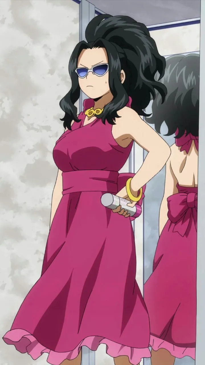 ai character: Momo Yaoyorozu  background