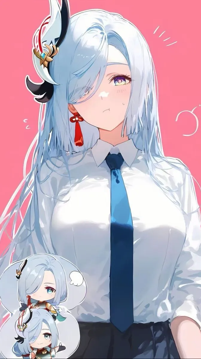 ai character: Shenhe  background