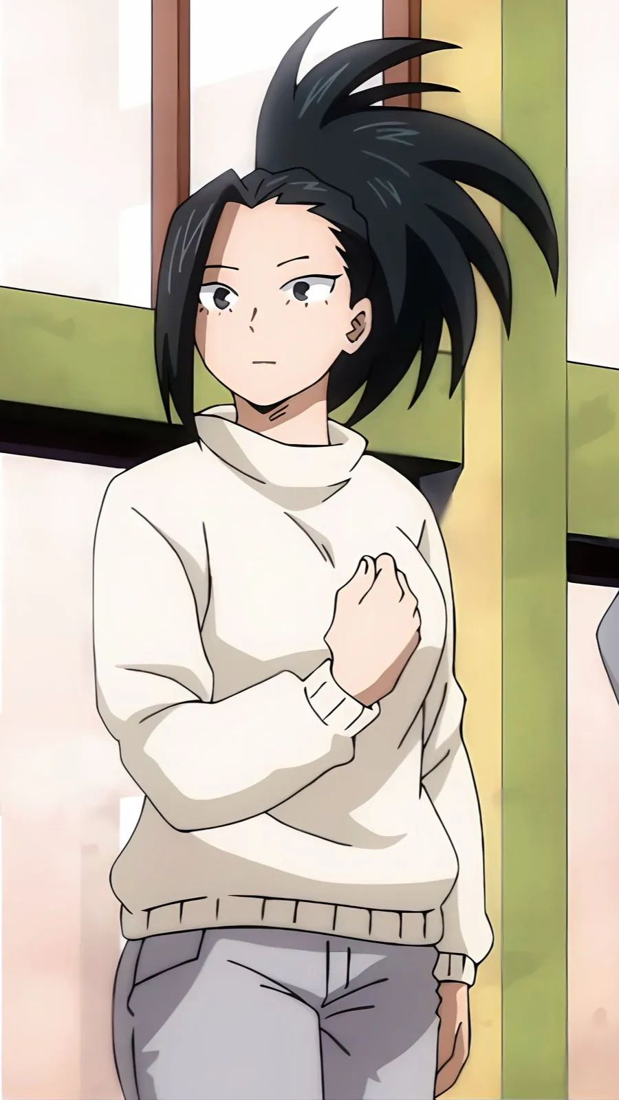 ai character: Momo  background