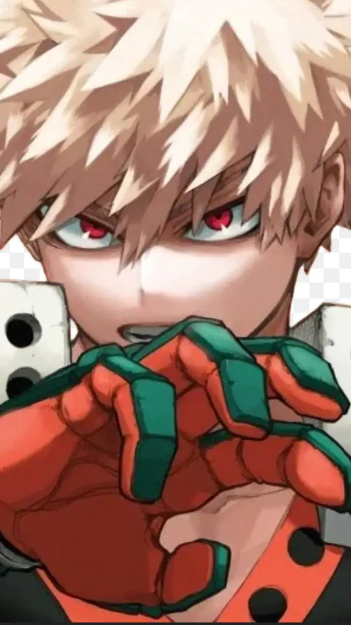 ai character: Katsuki Bakugo  background
