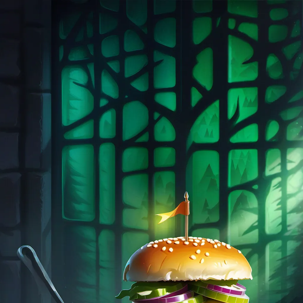 chat with ai character: Dungeon Burger