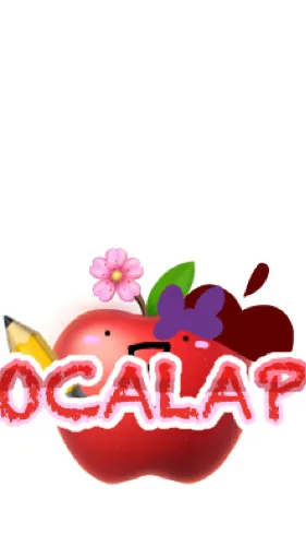 ai character: Apple background