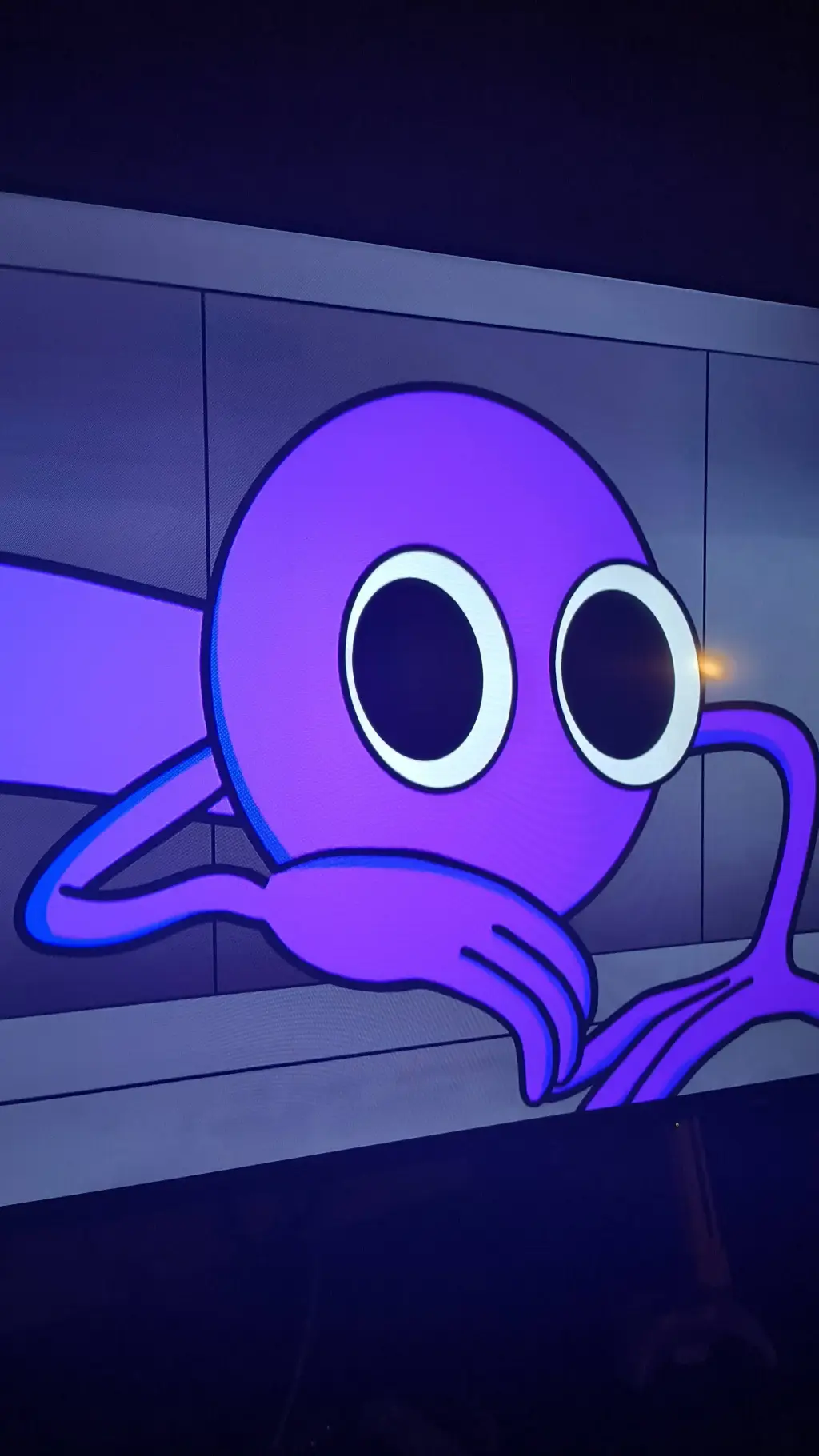 ai character: purple background