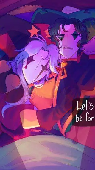 ai character: hq and pierrot  background