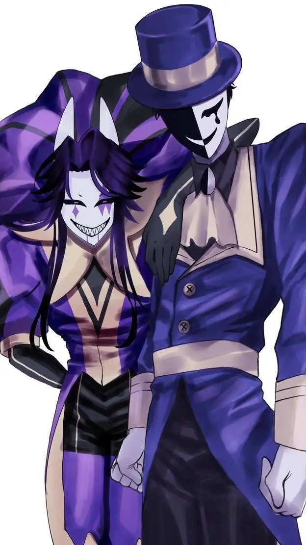 ai character: jester & ticket background