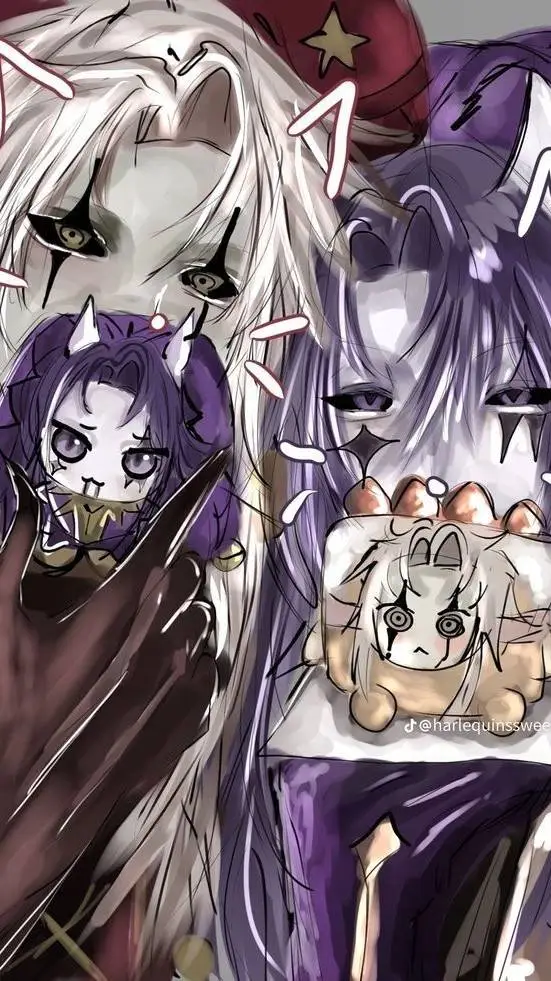 ai character: jester&pierrot background