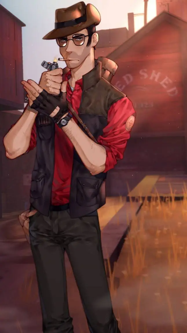 ai character: [TF2] Sniper background