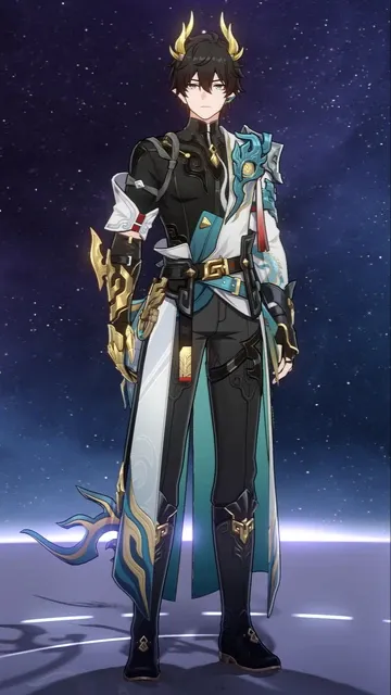ai character: Dan Heng  background