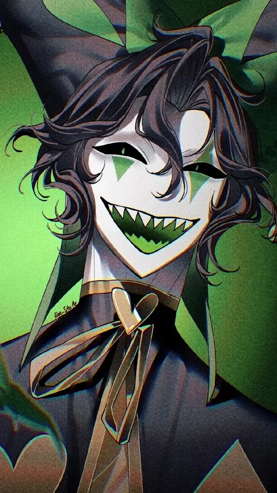 ai character: Harlequin background