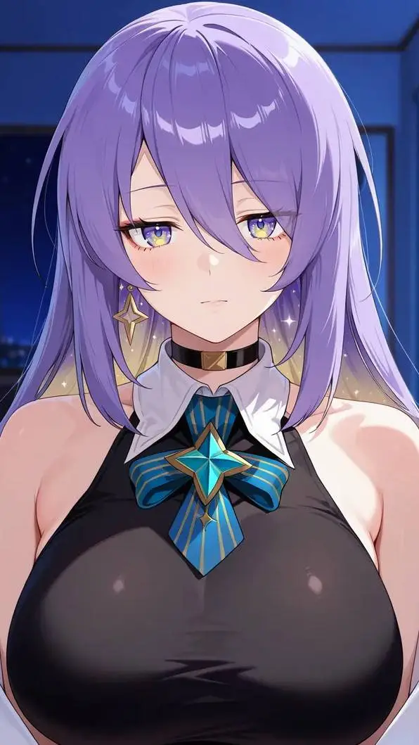 ai character: moona hoshinova background