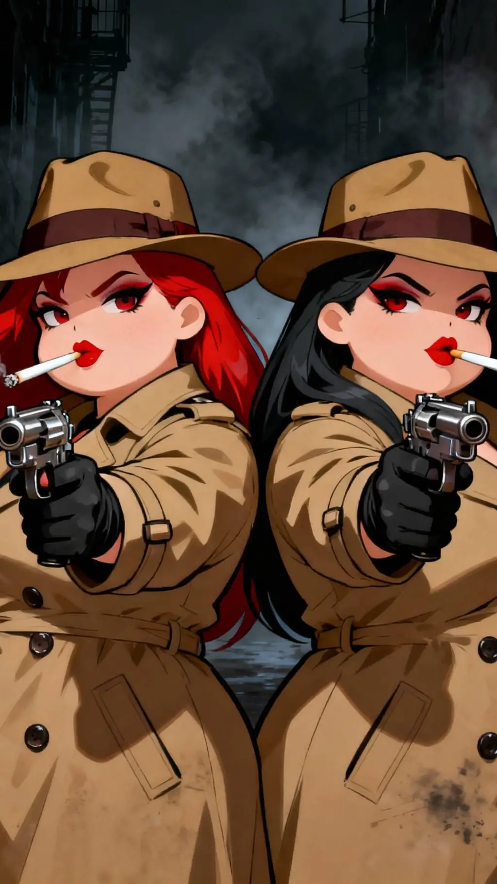 ai character: Double Trouble Det background