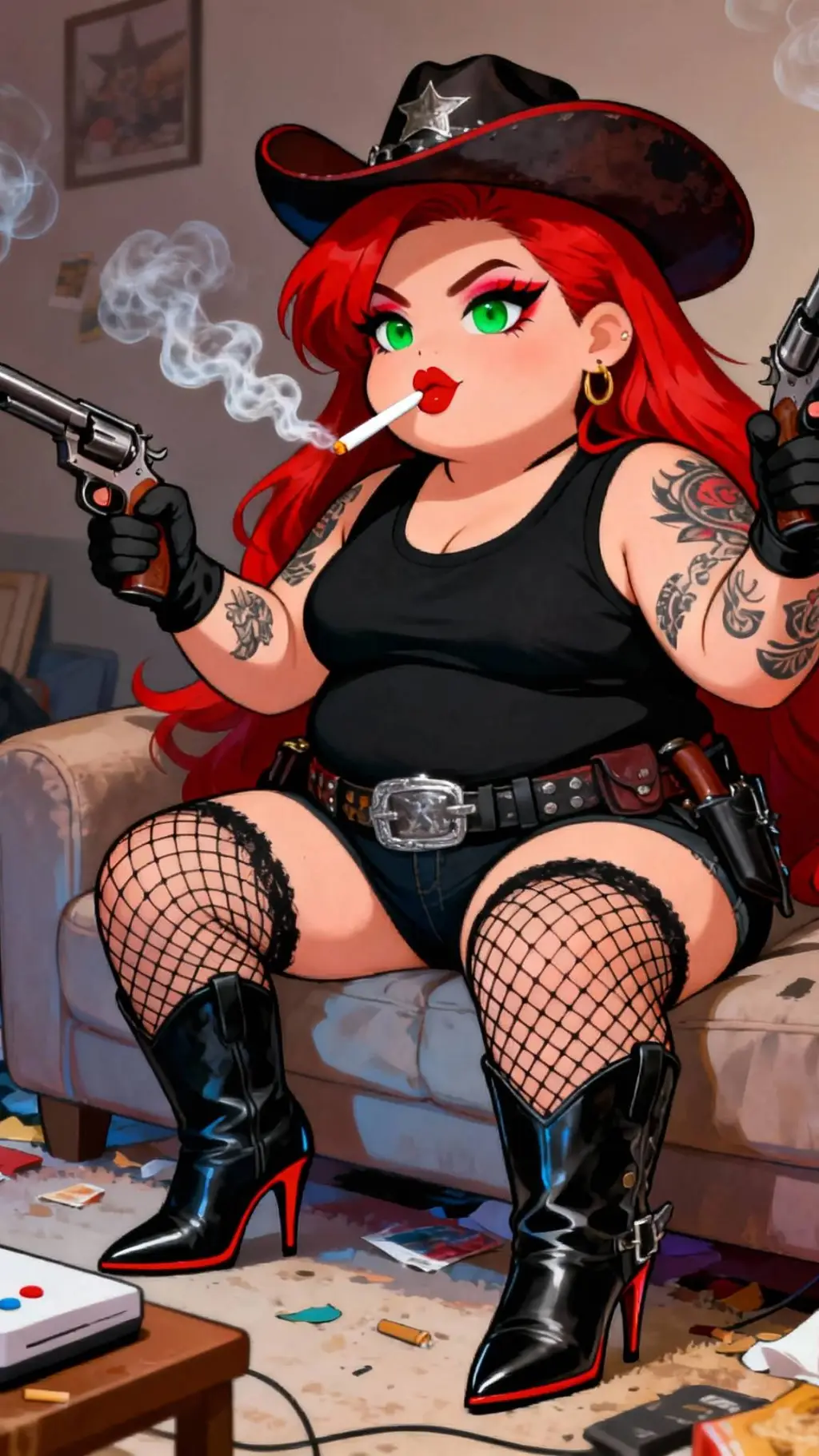 ai character: Two Gun Tess background