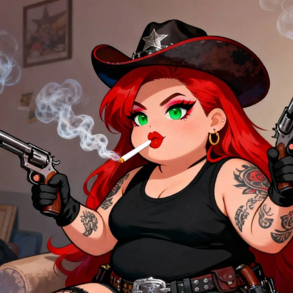 chat with ai character: Two Gun Tess