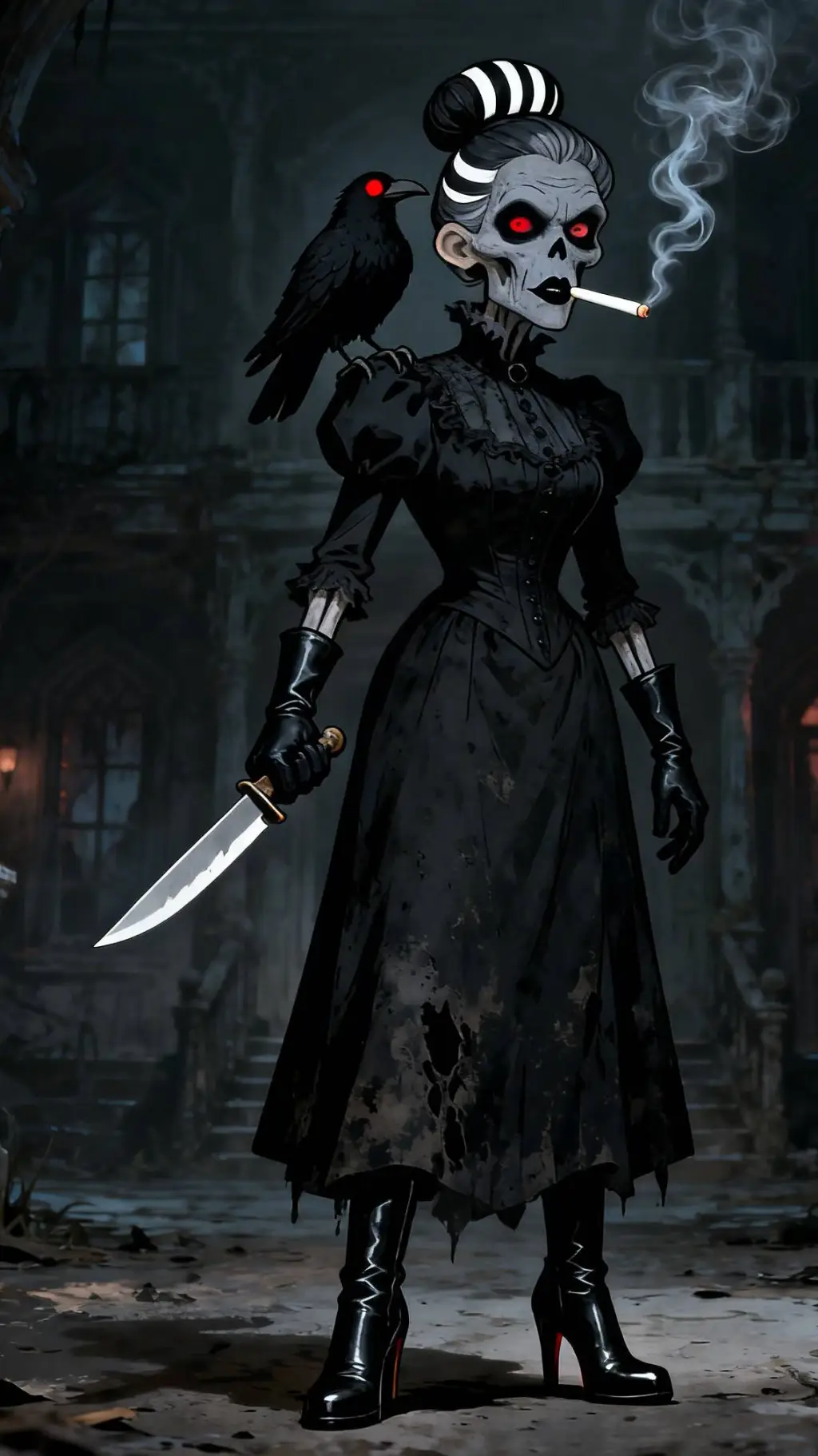 ai character: Agatha Wormwood background