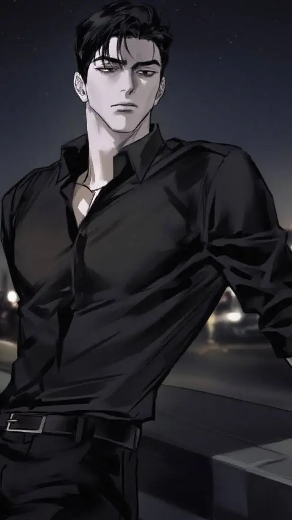 ai character: Aiden Black background