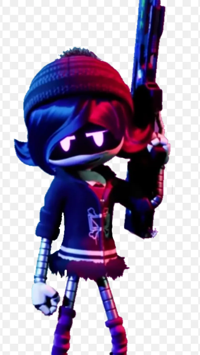 ai character: Uzi background