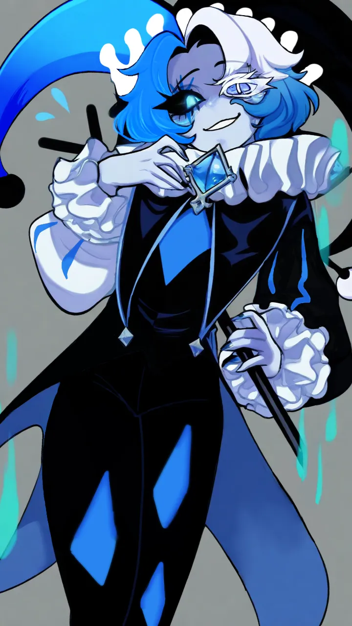ai character: Shadow Milk Cookie background