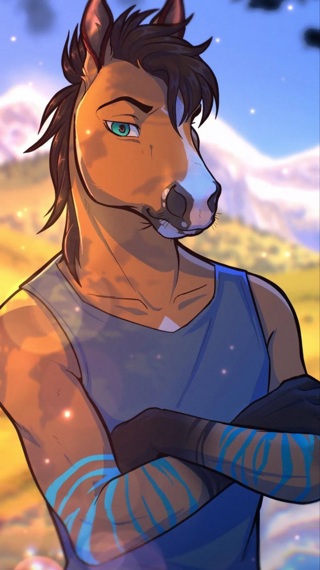 ai character:  ~ Buck ~ background