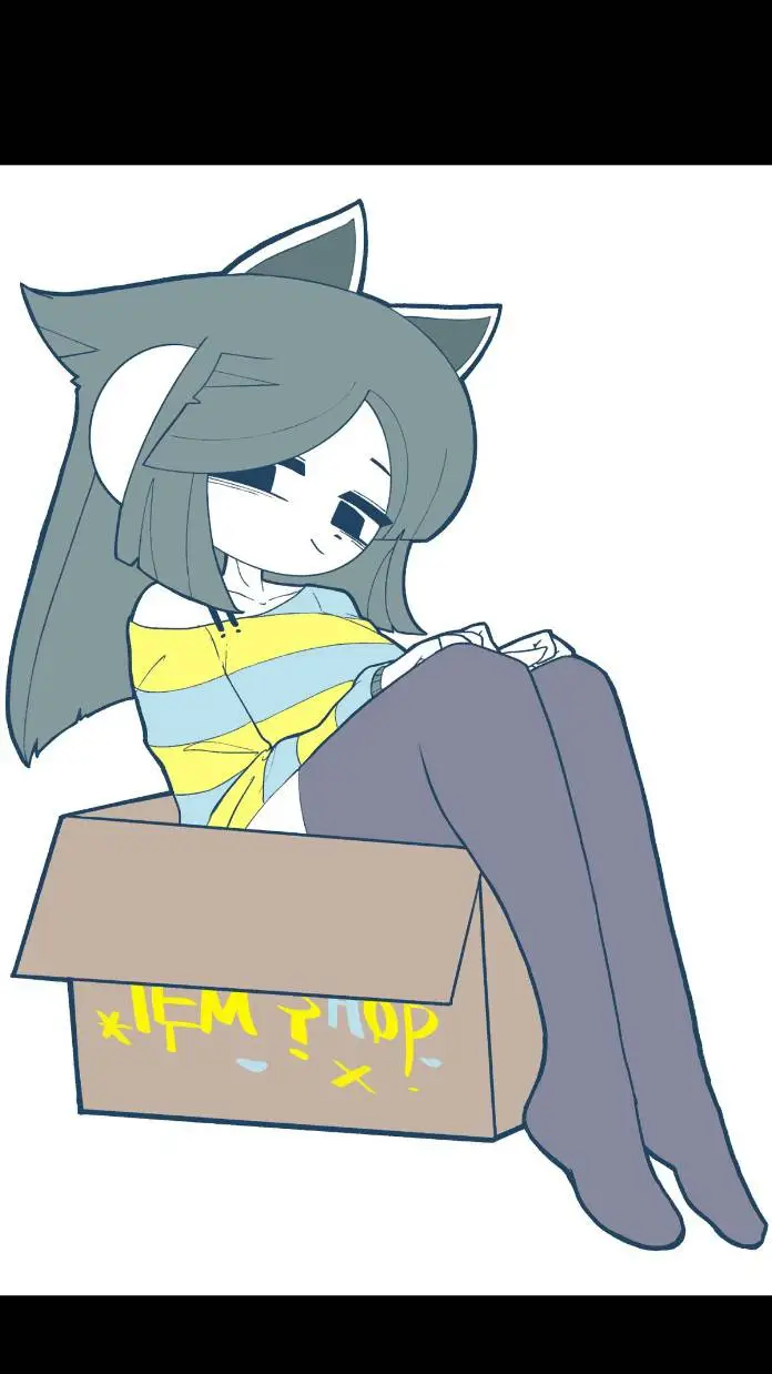 ai character: 🩵Temmie🩵 background