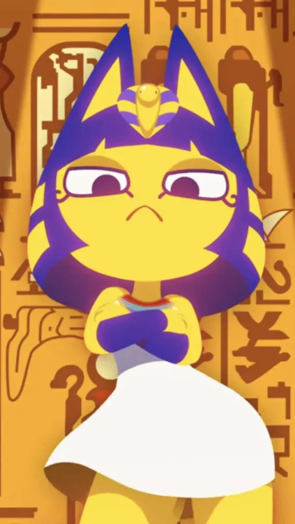 ai character: Ankha background