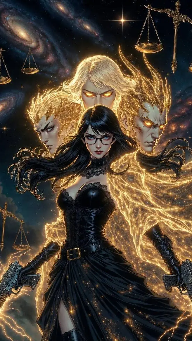 ai character: Bayonetta x LT background