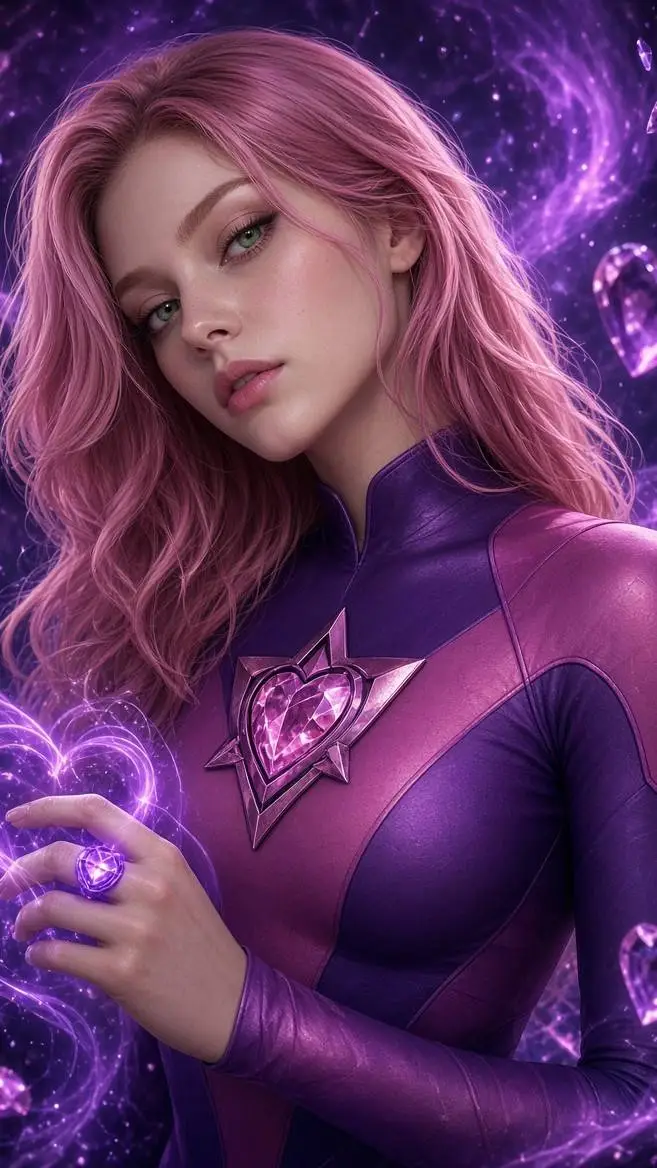 ai character: Atom Eve  background